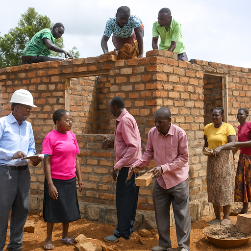 Communities building ECDE classroom